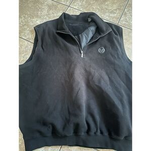 Carnoustie XL Golf Jacket Vest Black Cotton
